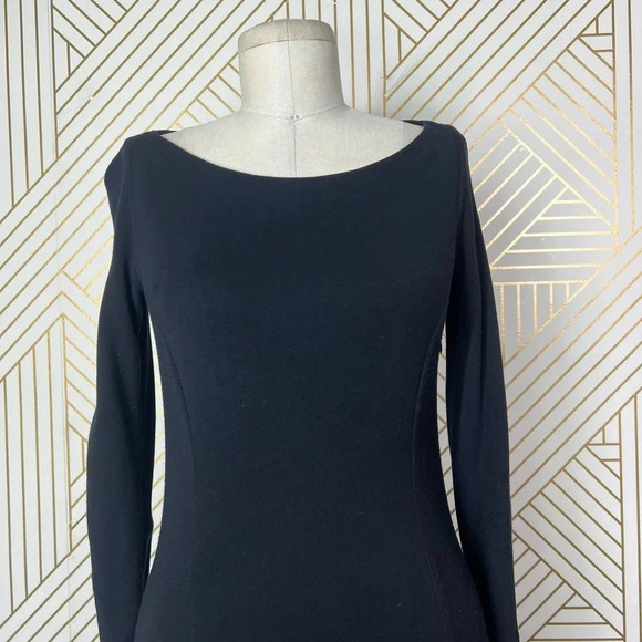 Ralph Lauren Black Label Classic BlackSheath Dress Size 6 - Picture 2 of 12
